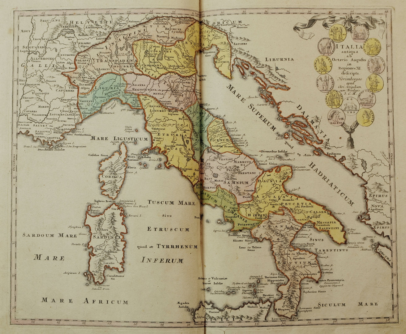 Descriptio Orbis Antiqui Atlas, 1720, von Johann David Köhler, 27 Dateien