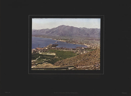 Palermo, Sizilien, Italien, Farbenphotographie von 1910.