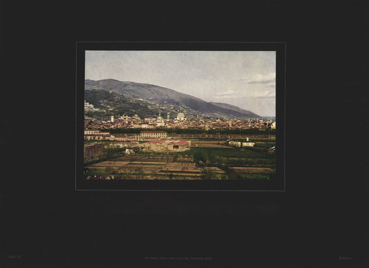 Brescia, Italien, Farbenphotographie von 1910.