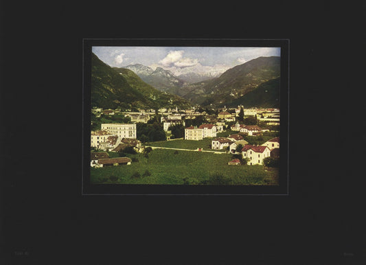 Bozen, Italien, Farbenphotographie von 1910.